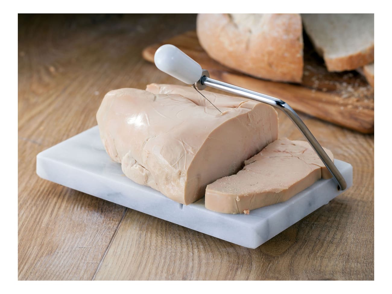 Coupe foie-gras sur socle - Marbre - 21 x 20 cm - Chevalier