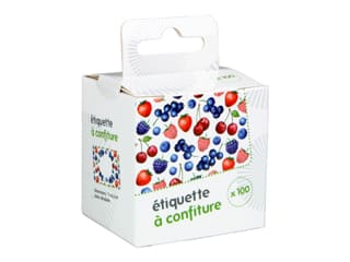 Étiquette confiture autocollante