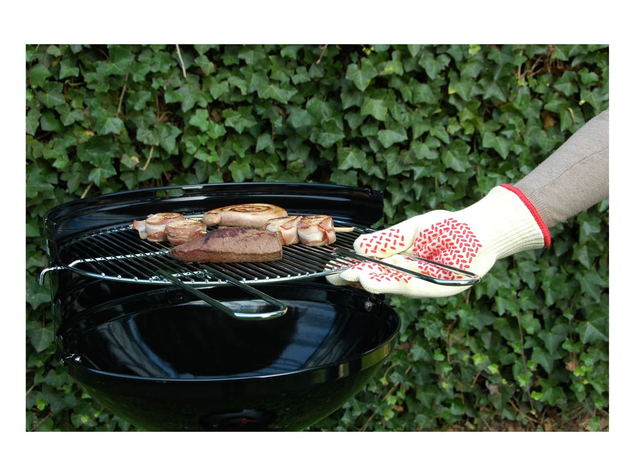 Triomphe gant anti-chaleur gant cuisine gant gant four jusqu'à 800 ° C gants  de cuisine résistant à la chaleur universelle et gants antidérapants pour  barbecue cuisine cuisine et cheminée, noir, 1 pai