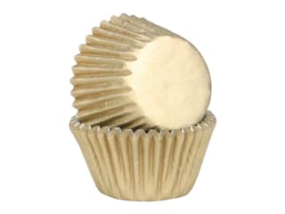 Moule à cupcakes - Lot de 45 pièces - Doré - Chevalier Diffusion