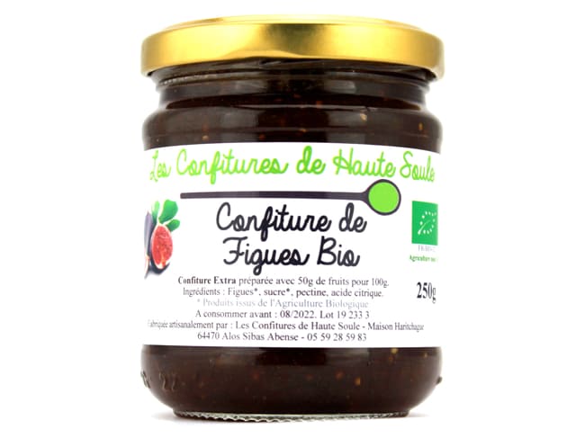 Confiture de figue Bio - 250 g - Confitures de Haute Soule - Meilleur du  Chef