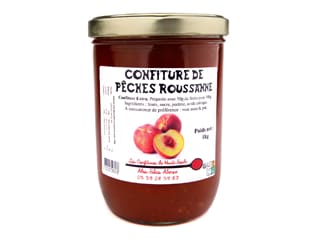 Confiture de pêche Roussanne