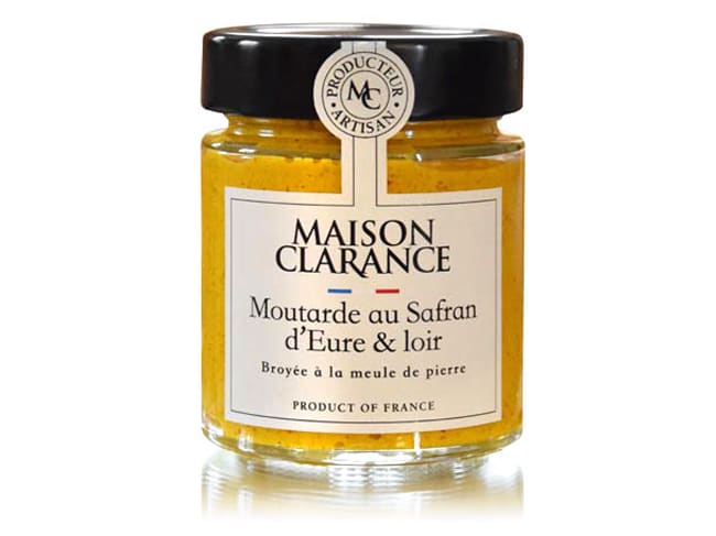 Moutarde au safran - 140 g - Maison Clarance