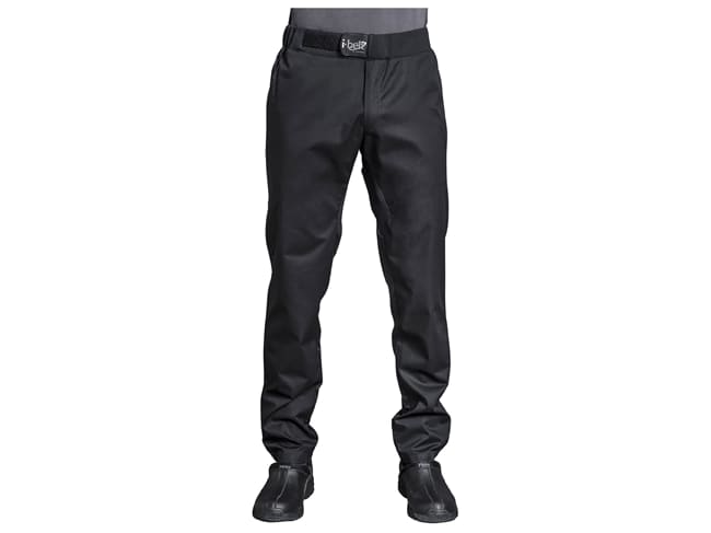 Pantalon de cuisine homme - Fuga noir - Taille 1 (40/42) - Clément Design