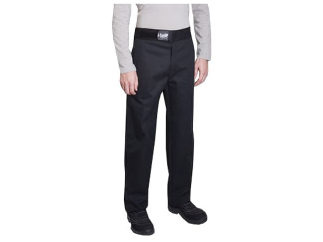 Pantalon de cuisine homme - Sirocco noir - Taille 36/38 - Clément Design
