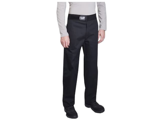 Pantalon de cuisine homme - Sirocco noir - Taille 40/42 - Clément Design