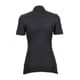 Polo femme UNA noir - Manches courtes - Taille 2XL (50/52) - Clément Design