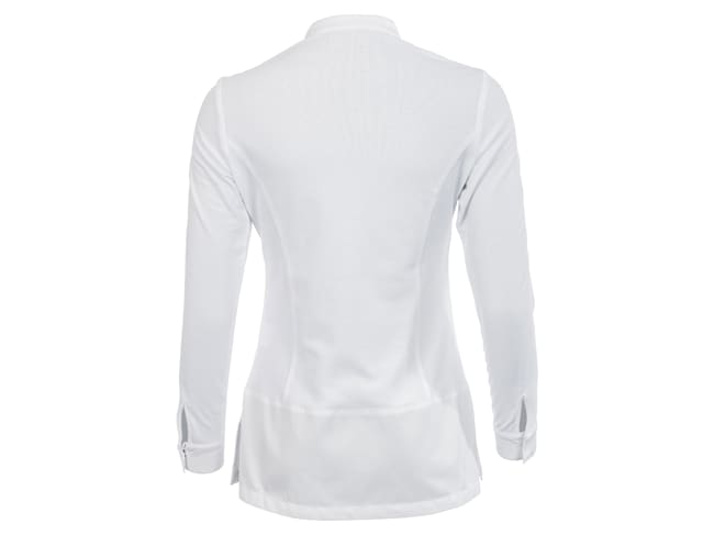 Veste de cuisine femme Cocoon blanche - Manches longues - Taille 2XL (50/52) - Clément Design