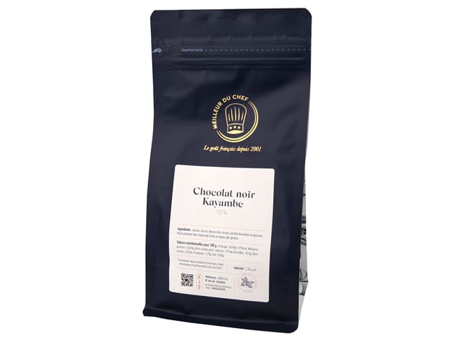 Chocolat noir Kayambe 72% - 500 g - Cluizel