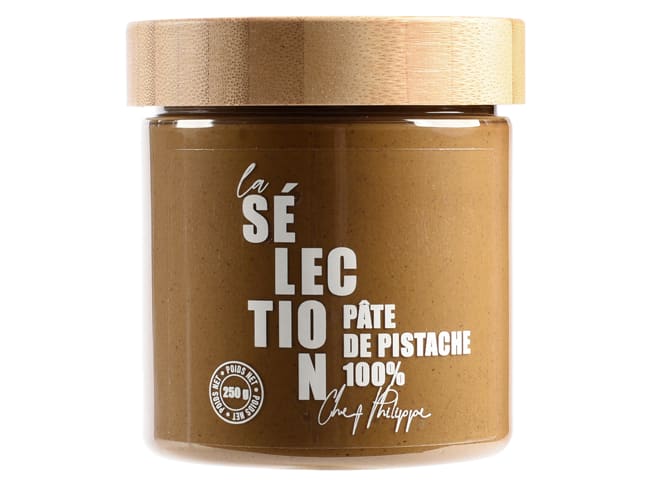 Pâte de pistache 100% - sans sucre ajouté ni colorants - 250 g - Comptoir du Praliné