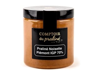 Praliné artisanal noisettes 70% - du Piémont - 250 g - Comptoir du Praliné