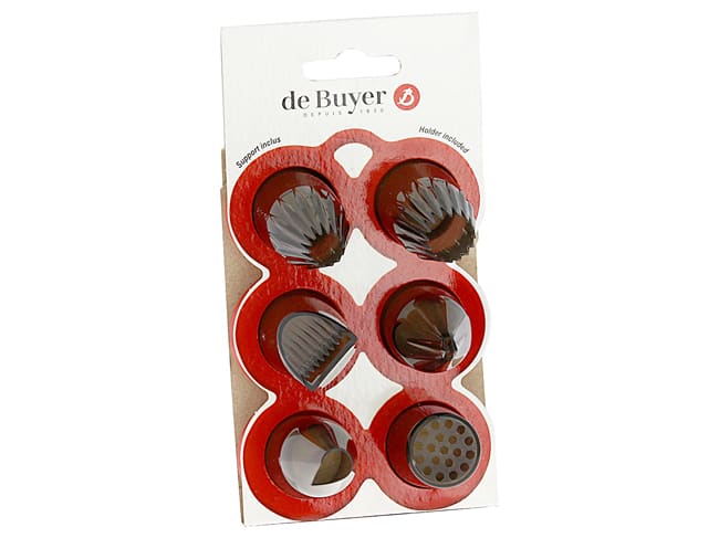 Douille coffret créatif (x 6) - tritan - De Buyer