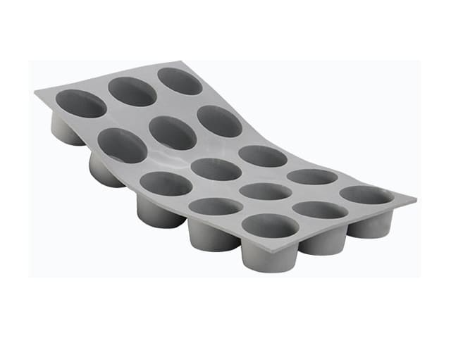 Lot De 2 Moules à Muffins En Silicone 7 Cases - Antiadhésif, Pour Four Et Congélateur (-40°C à 230°C)
