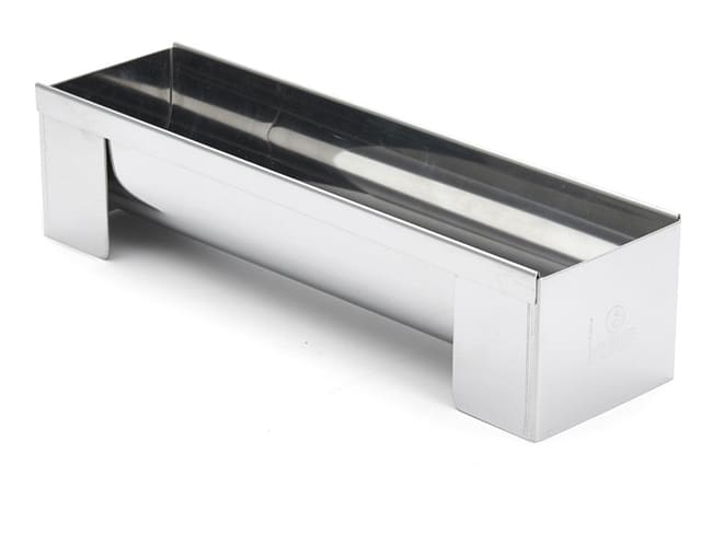 Moule à bûche démontable inox - Grand modèle - 30 cm x Ø 7,5 cm - De Buyer