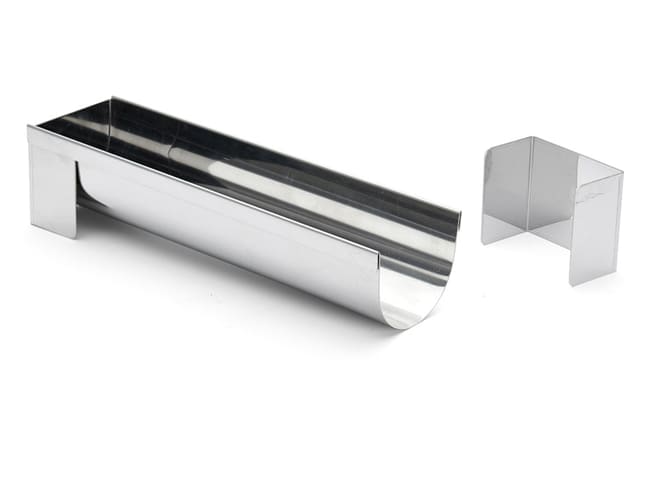 Moule à bûche démontable inox - Grand modèle - 30 cm x Ø 7,5 cm - De Buyer