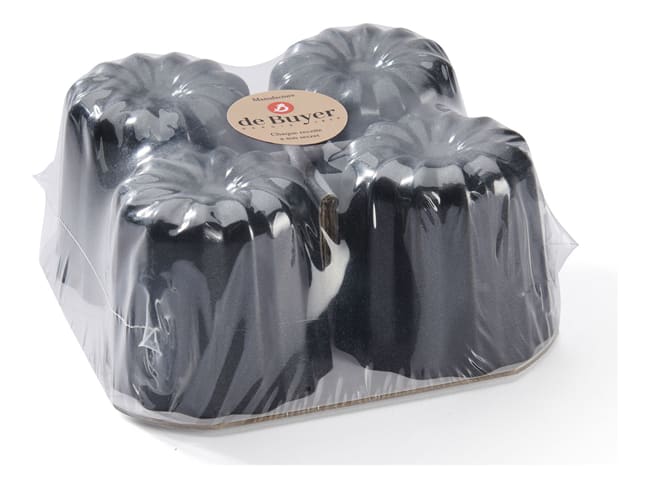 Moule à cannelé anti-adhérent (x 4) - Ø 5,5 cm - De Buyer