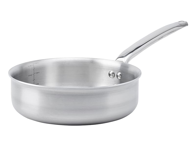 Sauteuse inox bord droit Alchimy multicouche Ø 24 cm De Buyer Meilleur du Chef