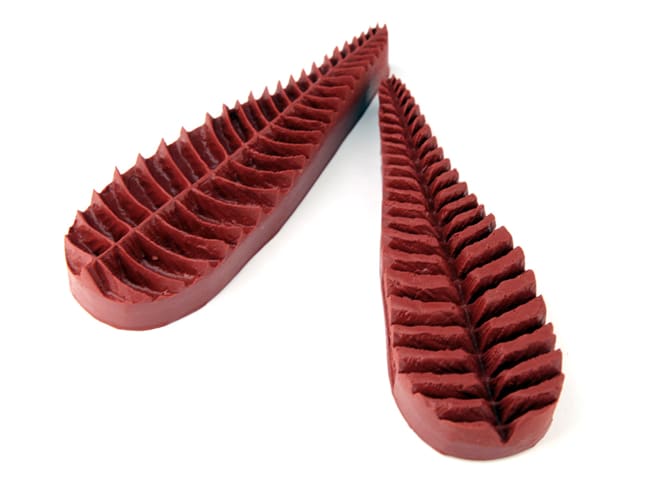 Empreinte silicone - longue fougère - Déco Relief