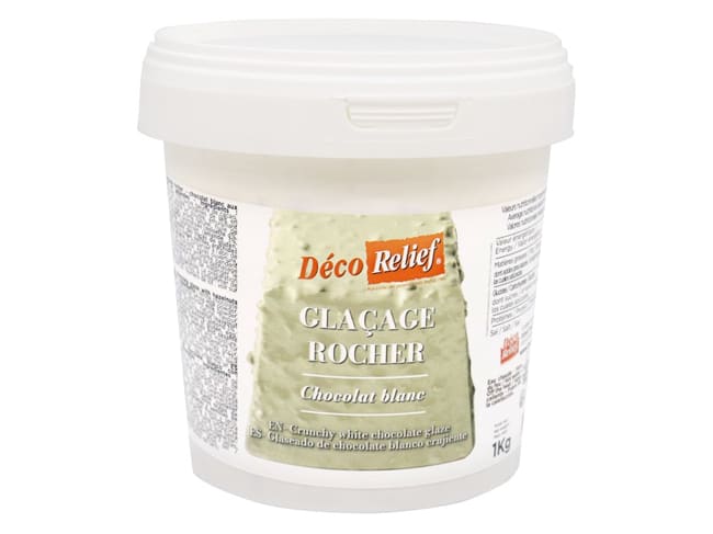 Glaçage façon rocher au chocolat blanc - 1 kg - Déco Relief