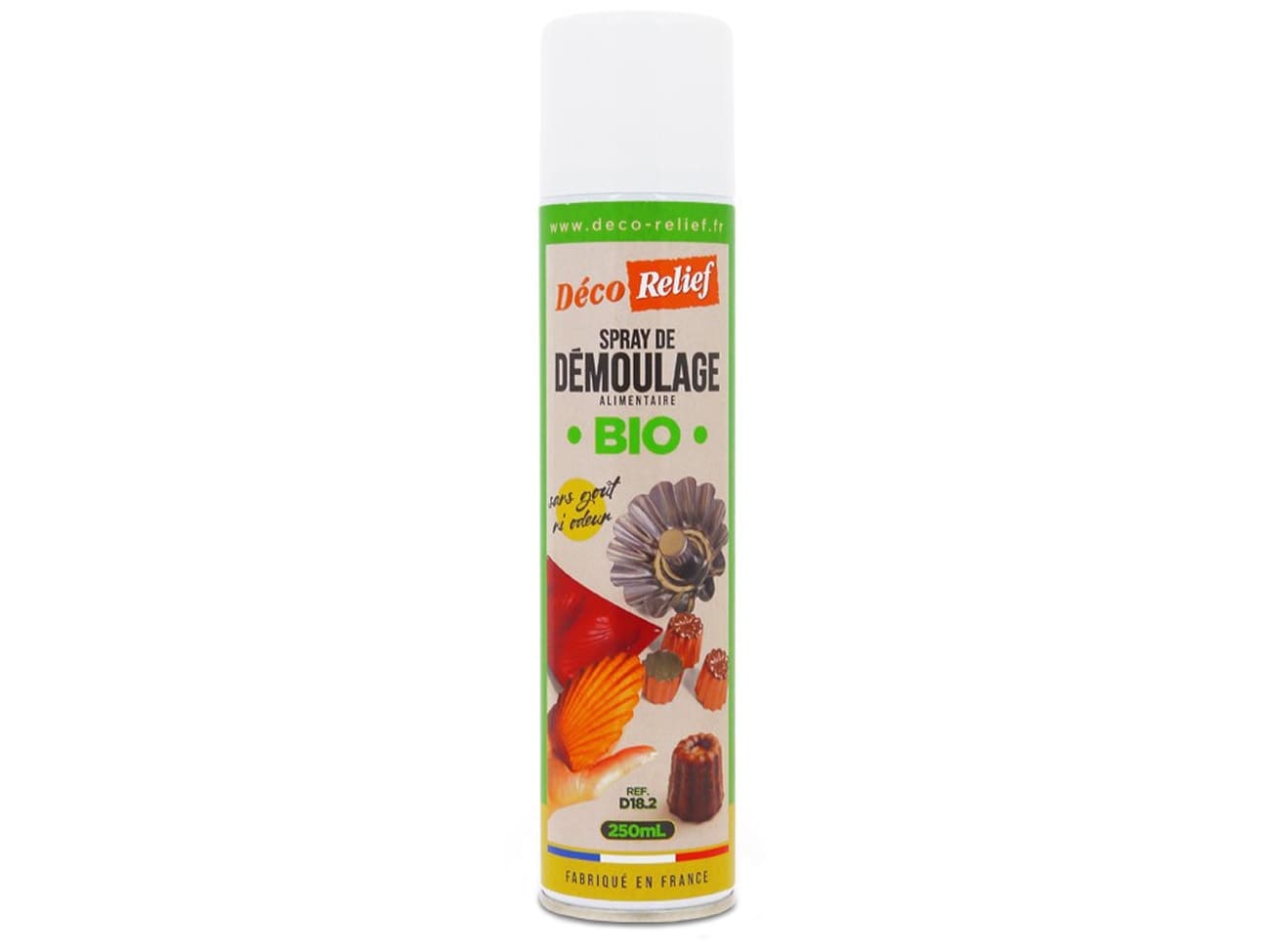 Spray de Démoulage et de Cuisson Bio 250 ml - Sprays Alimentaires  Professionnels pour la Pâtisserie - La Toque d'Or