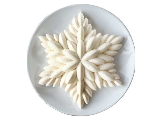 Moule silicone Étoile - façon Saint Honoré - Ø 23 cm - Déco Relief