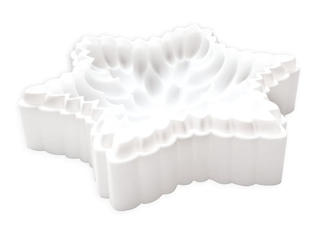 Moule silicone Étoile - façon Saint Honoré - Ø 23 cm - Déco Relief