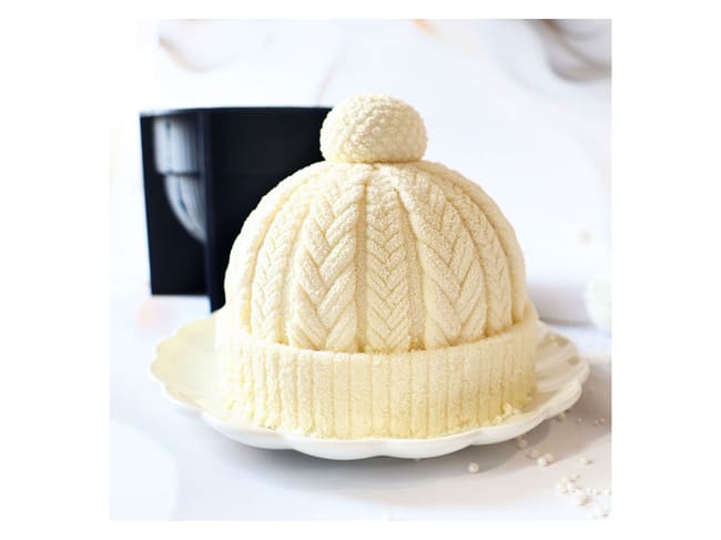 Moule silicone Bonnet XL - Ø 12 cm - Déco Relief