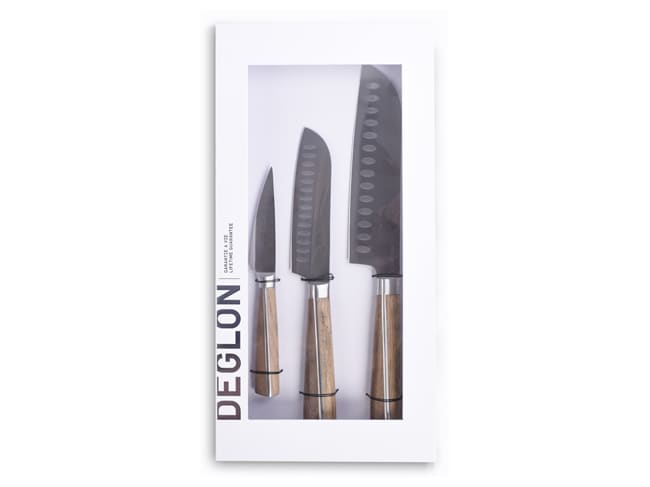 Coffret 3 couteaux High Woods - Déglon