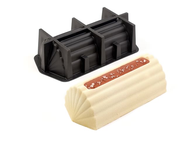Moule bûche éventail - Dominique Ansel - 27 x 13 cm Occasion - Flexipan