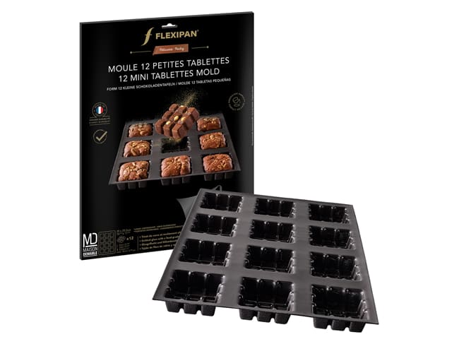 Moule Flexipan 12 petites tablettes - 40 x 30 cm - Flexipan