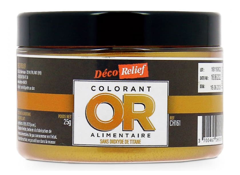 Colorant Alimentaire Poudre Argent