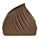 Moule pour embout de bûche - forme volute