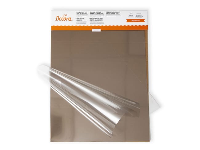 Feuille PVC (x 10) - 150 microns - 40 x 30 cm - Decora