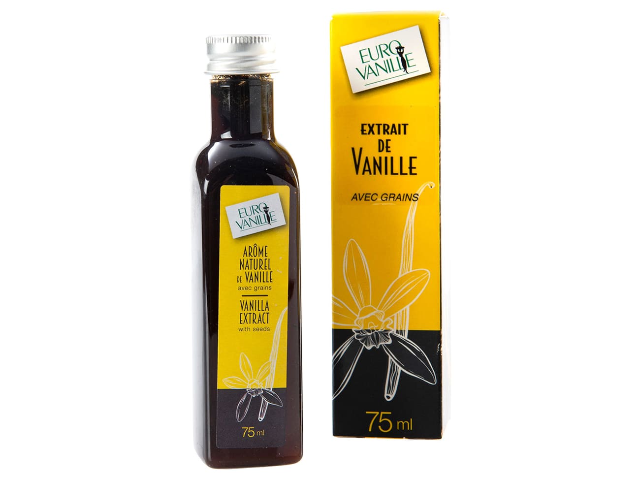 Extrait de vanille bio avec grains Eurovanille - Meilleur du Chef