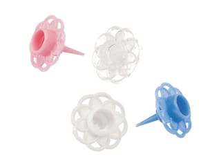 Bobèches simples (x 100) - couleurs assorties - Matfer