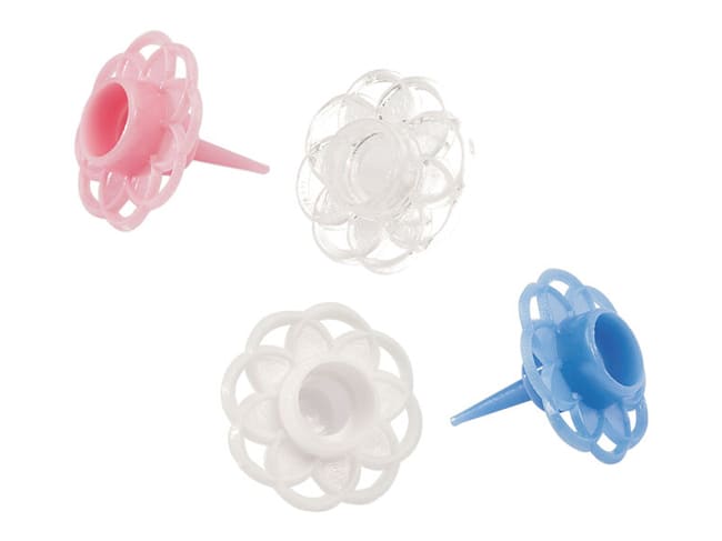 Bobèches simples (x 100) - couleurs assorties - Matfer