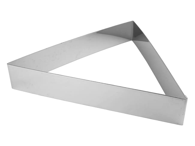 Triangle - inox - 27,5 x ht 4,5 cm - Gobel