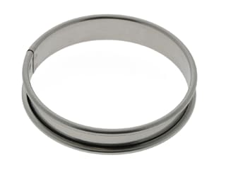 Cercle à tarte inox - ht 2 cm - Ø 9 cm - Gobel