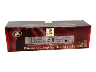 Bâtons de chocolat (x 500) - pour pain au chocolat - 1,6 kg - Cacao Barry