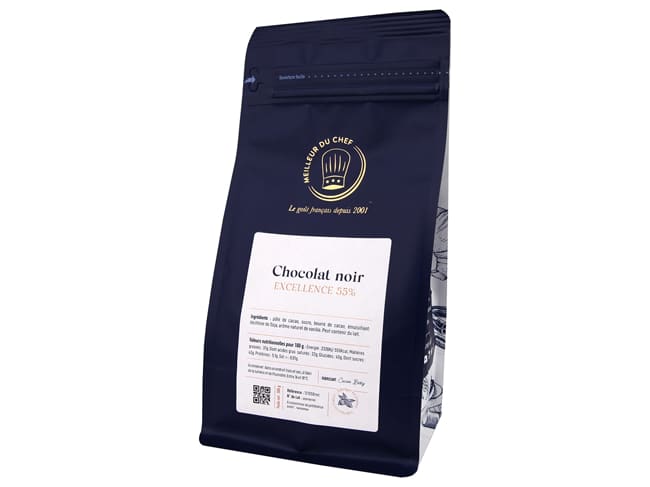 Chocolat noir Excellence 55% - 500 g - Cacao Barry