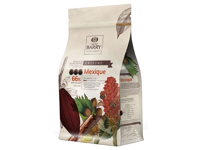 Chocolat noir Mexique 66% - 1 kg - Cacao Barry