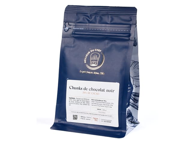 Chunks de chocolat noir 39% - 250 g - Callebaut