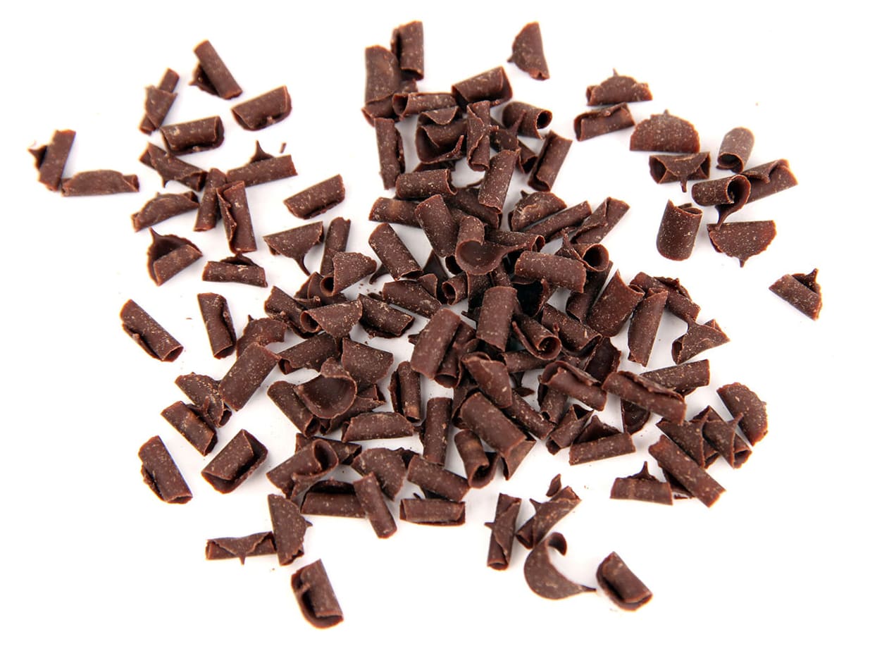 Copeaux de chocolat - diverses sortes