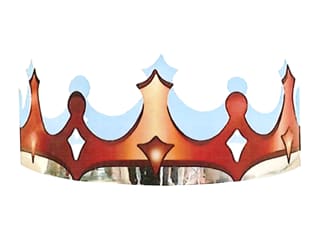 Couronne des rois éclat cuivre