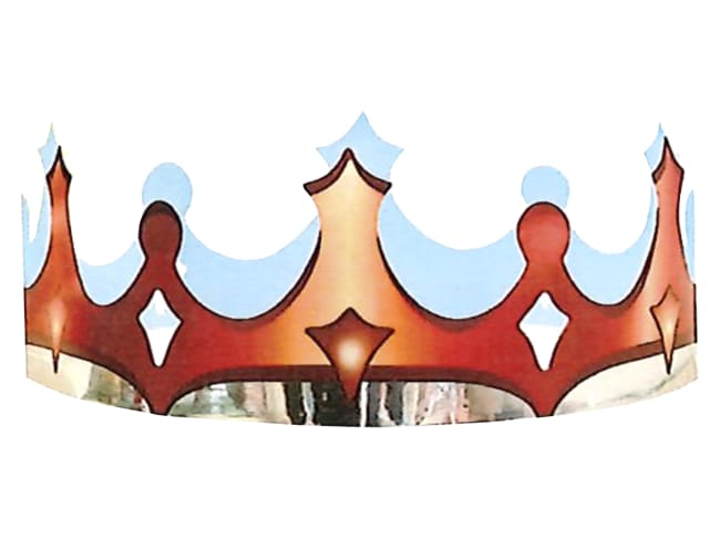 Couronne des rois éclat cuivre - 100 unités