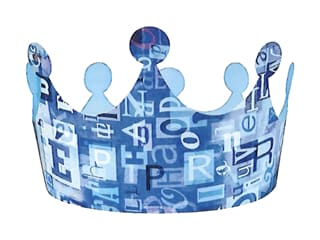 Couronne des rois Edito bleue