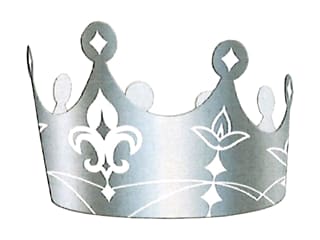 Couronne des rois Royal argent