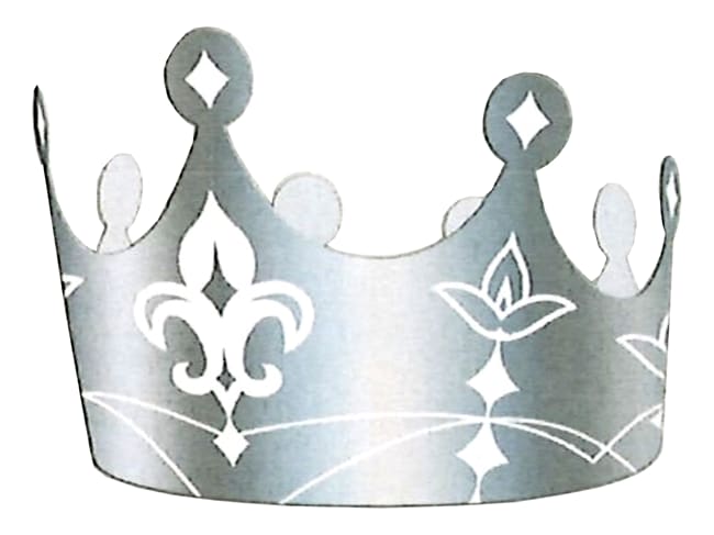 Couronne des rois Royal argent - 100 unités