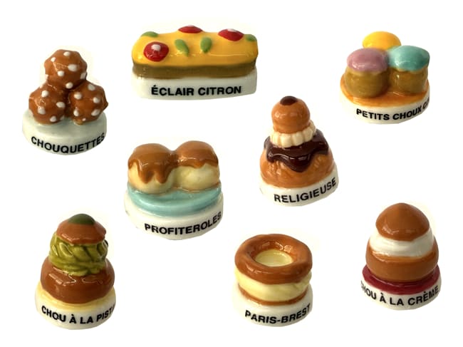 Fèves - Choux à la crème - Collection 2027 - Boite de 100 fèves - NORDIA