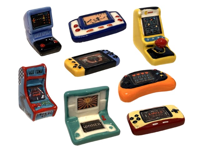 Fèves - Jeux électroniques - Collection 2027 - Sachet de 10 fèves - THEMA